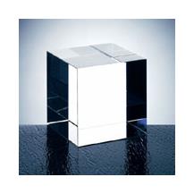 Crystal Cube Paperweight